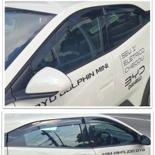 Calha de Chuva Slim Inteiriça BYD Dolphin Mini 2023 a 2026 Tg Poli 36002