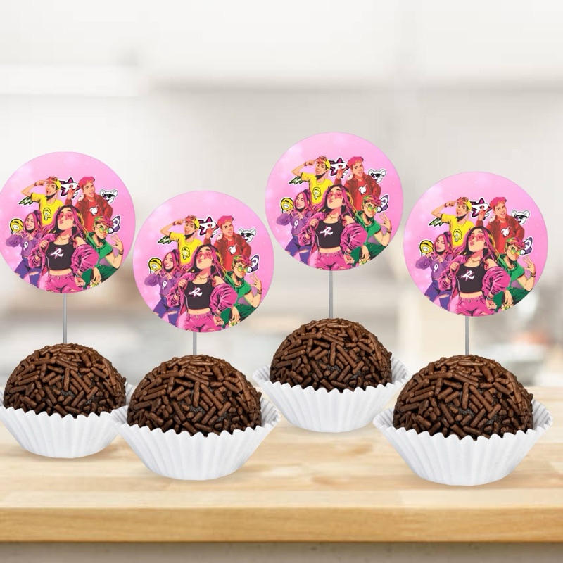 Topper Docinho Os Rosa Emilly Vick – Festa Infantil Grupo dos Rosa ...