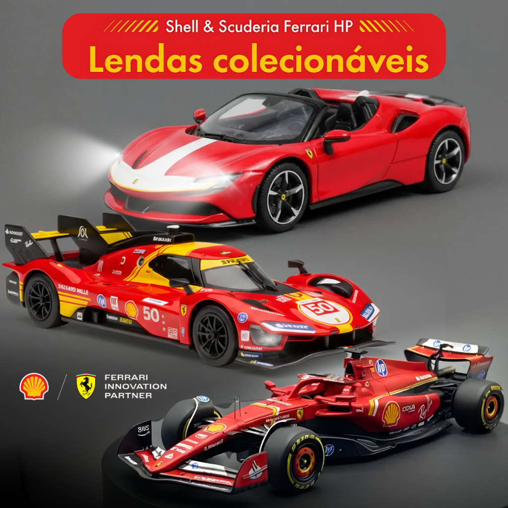 Miniaturas Shell Coleção 2025 - Controle Remoto - Ferrari F1 SF-90 ...