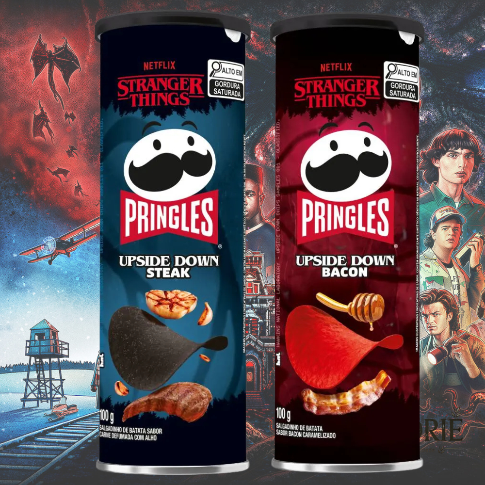 Kit 2 Pringles Netflix Stranger Things Limited Upside Down de 100g cada ...