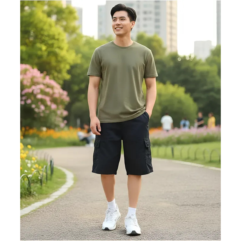 Zavelt Bermuda Cargo Original Sarja & Jeans Moda Casual Masculino