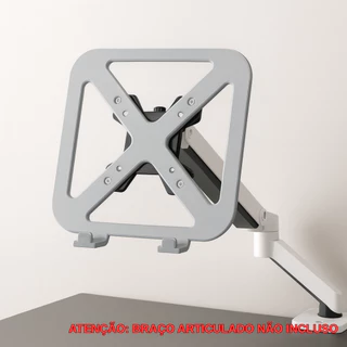 Suporte / Bandeja para Notebook com Furação VESA - Adaptador para Braços Articulados