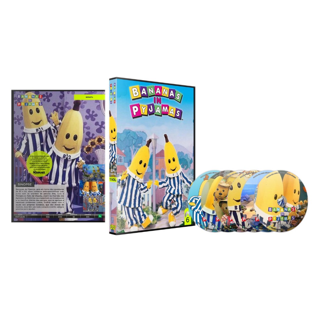 Dvd Bananas de Pijama (1992) Série Completa Dublado | Shopee Brasil