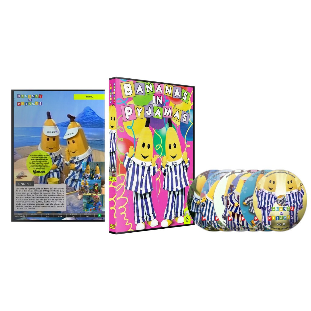 Dvd Bananas de Pijama (1992) Série Completa Dublado | Shopee Brasil