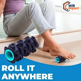Massageador De Pés Rolo De Massagem Yoga Bola Fáscia Plantar Cuidados De Relaxamento Muscular Manual De Plástic