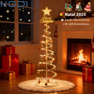 🎅 Árvore de Natal 1,8m com Luzes LED e Enfeites – Decoração Completa para Casa e Família N10