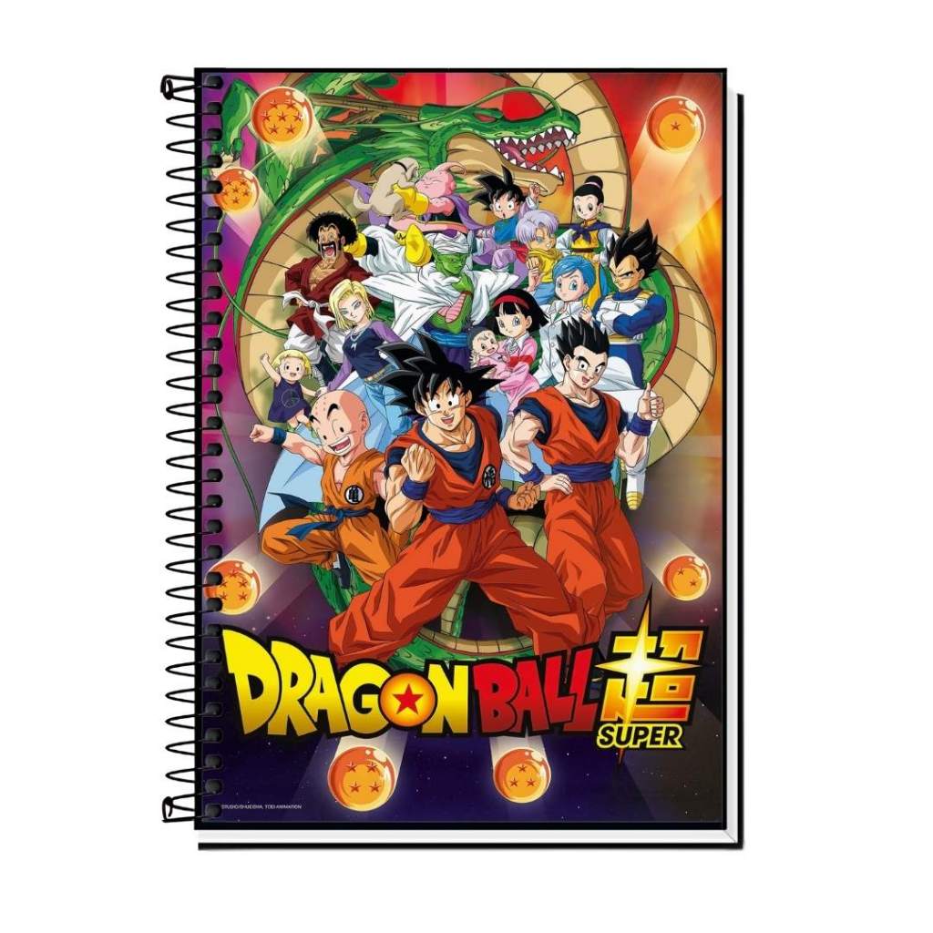 Caderno Personalizado Universitário de dragon ball supper Capa Dura ...