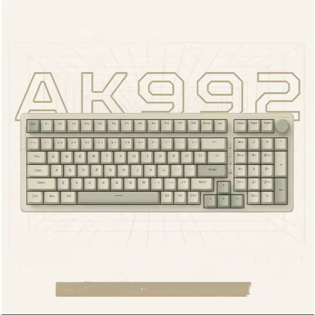 Teclado Mecânico Gamer AK992 – Potência, Conectividade e Design Premium