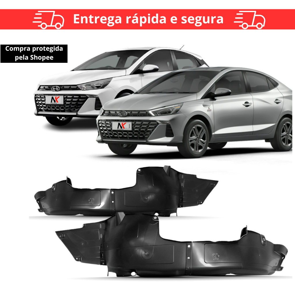 Par/Un Parabarro Dianteiro HB20 2023 2024 2025 1ª Linha | Shopee Brasil