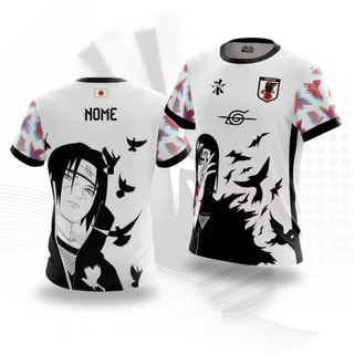 Camiseta Anime Naruto JAPÃO "ITACHI" Masculina / Feminina / Infantojuvenil Personalizável