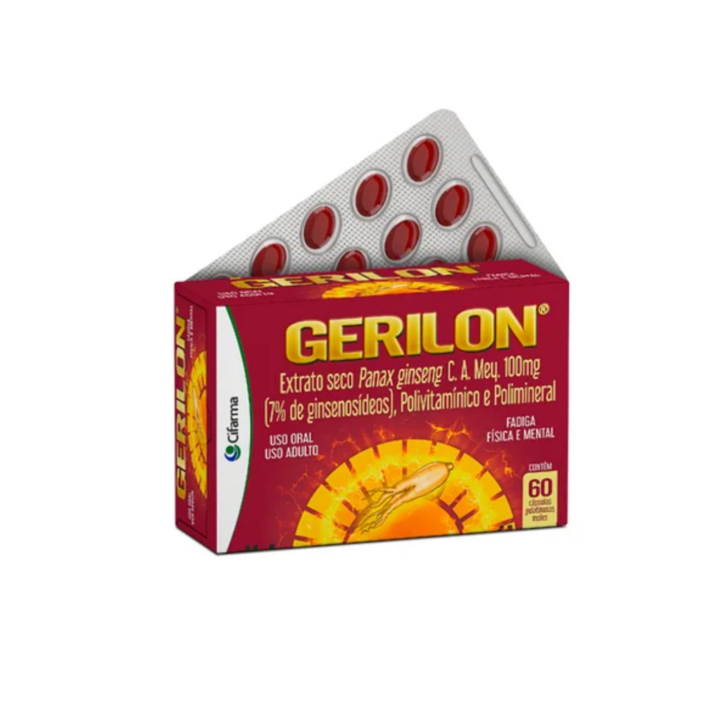 Gerilon 60 Cáps Polivitaminico Original Cifarma | Shopee Brasil
