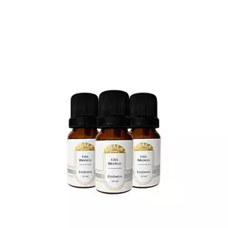 Combo 3 Essências Coala Home - Chá Branco - 10ml em Oferta na Shopee