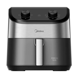Fritadeira Air Fryer 5,5l Widemax Com Interior De Alumínio 1900w Midea -110V