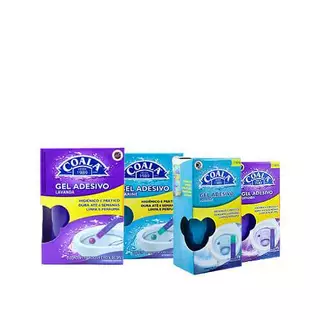 Kit Coala Aplicador + Refil gel - Lavanda + Marine em Oferta na Shopee