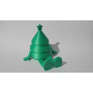 Decoração Natalina Criativa Árvore de Natal E Bola de natal Articulados 3D