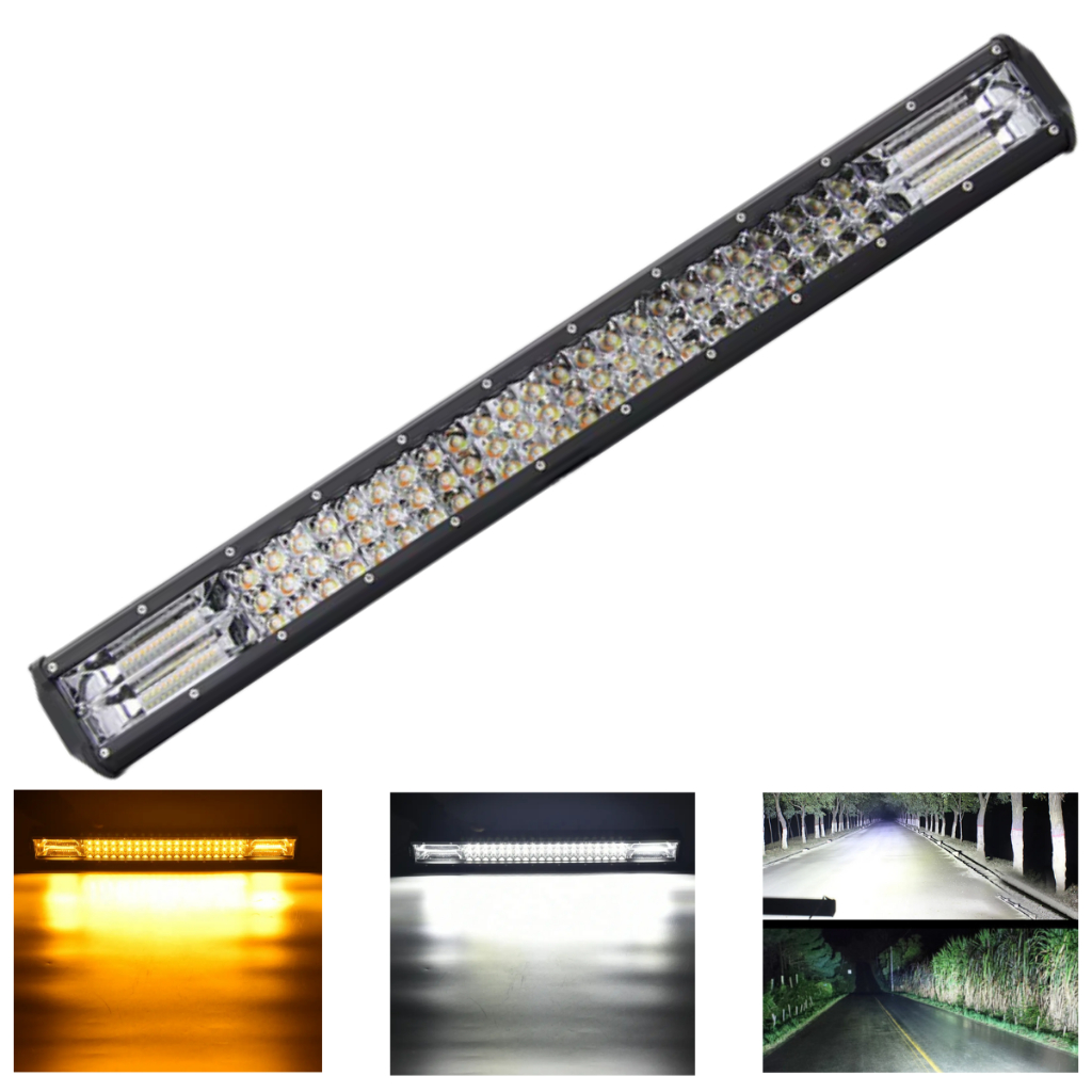BARRA DE LED 73CM DUAL COLLOR 396W 12V 24V BIVOLT | Shopee Brasil