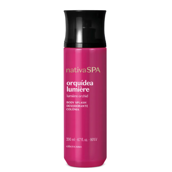 Body Splash Desodorante Nativa SPA Orquídea Lumière 200ml em Oferta na Shopee