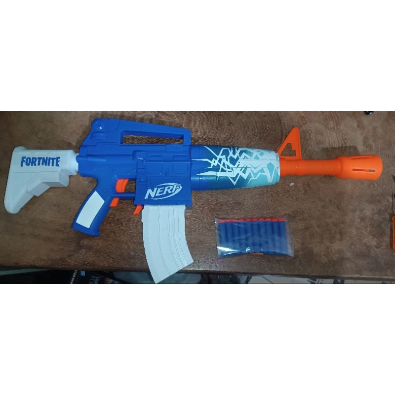 Nerf Fortnite Blue Shock | Shopee Brasil