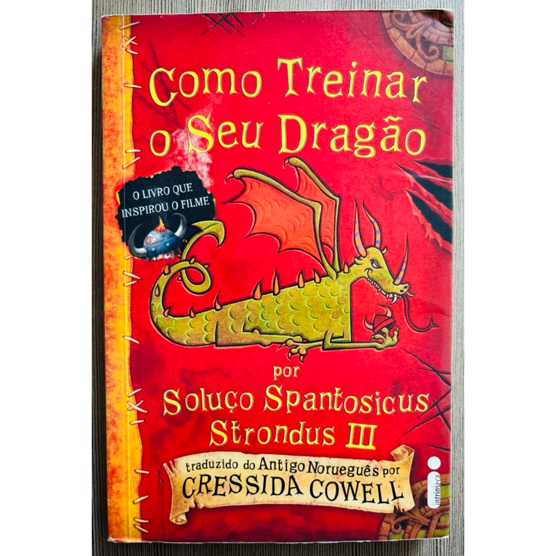 Livro: Como Treinar O Seu Dragão - Cressida Cowell | Shopee Brasil