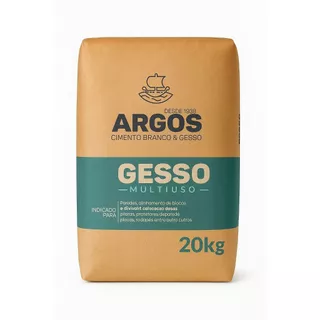 Gesso Branco Multiuso - Saco 20KG - Argos