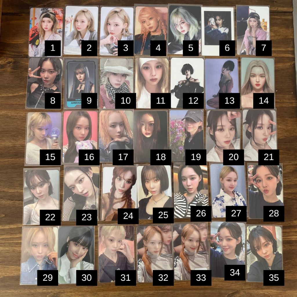 Aespa Winter Photocard Oficial Album merch | Shopee Brasil