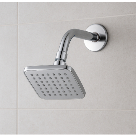 Ducha quadrada chuveiro de Parede branco Alta Pressão e Design Moderno