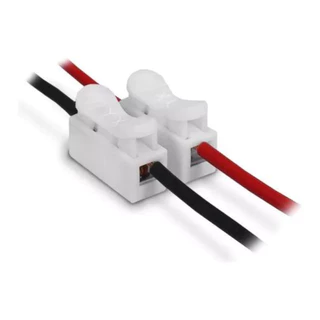 Kit 30 Peças Conector de Pressão Emenda Dupla Para Fios Conector Engate Rápido