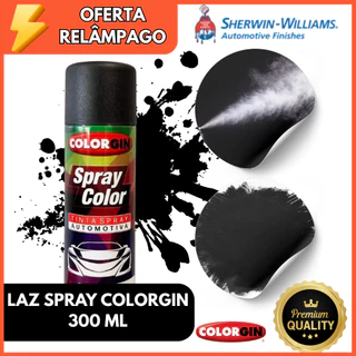 SPRAY AUTOMOTIVO LAZZURIL COLOR CORES 300 ML - COLORGIN ESCOLHA A COR
