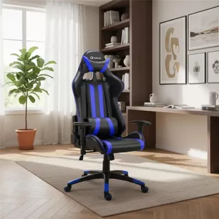 Cadeira Gamer Pro Giratória Altura Regulável Preta E Azul Gallant - (Gcd10gpub-Az) em Oferta na Shopee