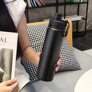 Garrafa Térmica Inox 600ml com Tampa Antivazamento | Mantém Bebidas Quentes e Frias | Várias Cores