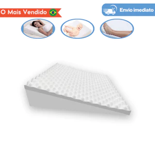 Travesseiro Anti-refluxo Adulto Bebê Capa Rampa Berço Grávida Ativa Circulação Sanguínea Alivia Dor
