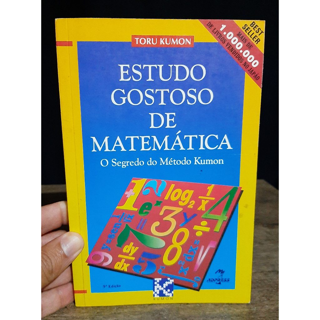 Livro Estudo Gostoso de Matematica - Metodo Kumon - Toru Kumon | Shopee ...