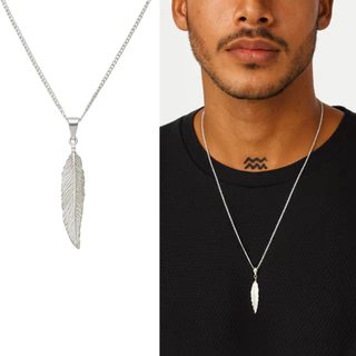 Corrente Cordão Masculino Com Pingente Prata 925