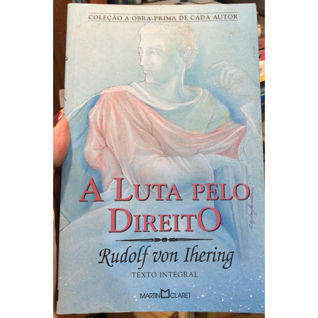 A LUTA PELO DIREITO - RUDOLF VON IHERING (POCKET) | Shopee Brasil