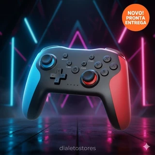 Gamepad Sem Fio Bluetooth Para Celular IOS e Android, Ps3, Pc e Nintendo Switch - Gaminja Mg25z