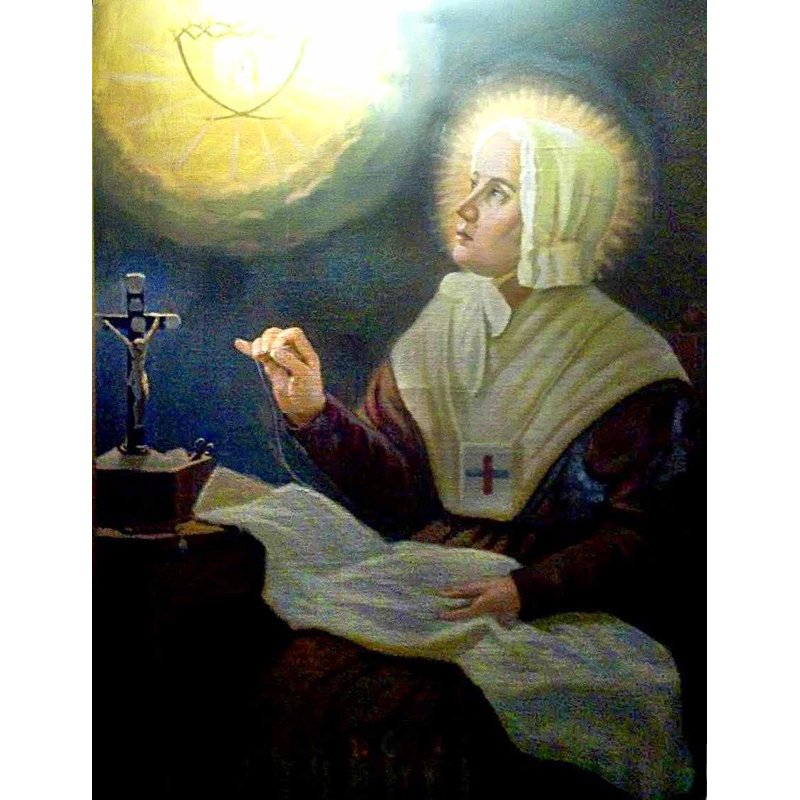 Quadrinho Beata Ana Maria Taigi 10cm | Shopee Brasil