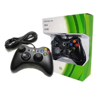 Controle Xbox 360 com fio Manete Slim / Fat E Pc LM