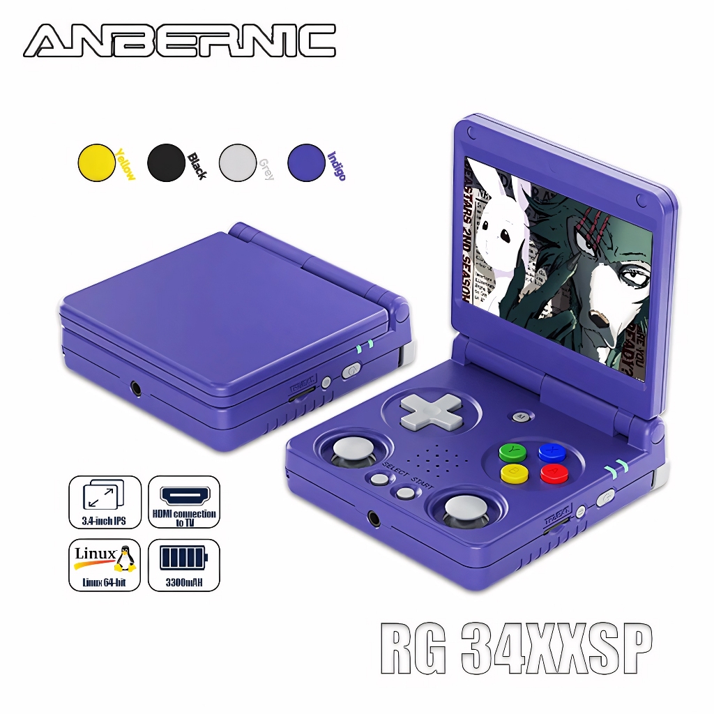 FCPC レプリカ RG 🎮 Prepare-se para jogar: RG 34XXSP já está disponível! – ANBERNIC
