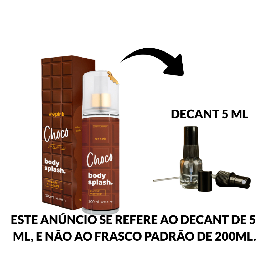 Choco Body Splash 5ml - Wepink | Shopee Brasil