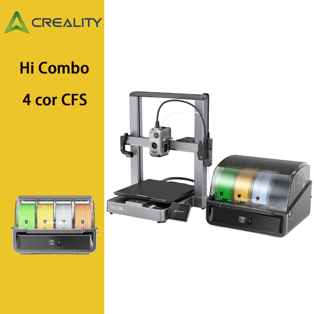 Creality impressora 3d hi combo com sistema multicolor