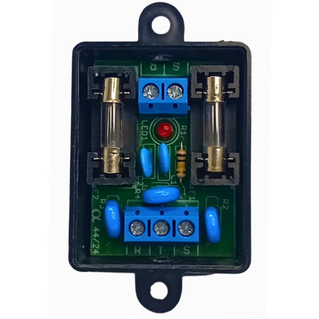 Protetor de Rede Elétrica Bivolt Para Motores de Portão Até 10a
