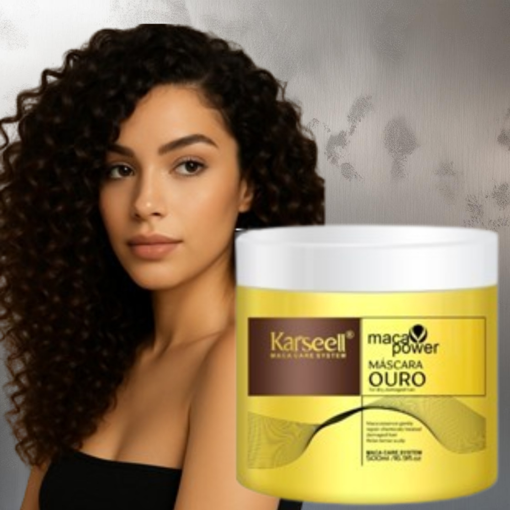 Máscara Ouro Karseell Maca Power 500g – Banho de Ouro Profissional ...