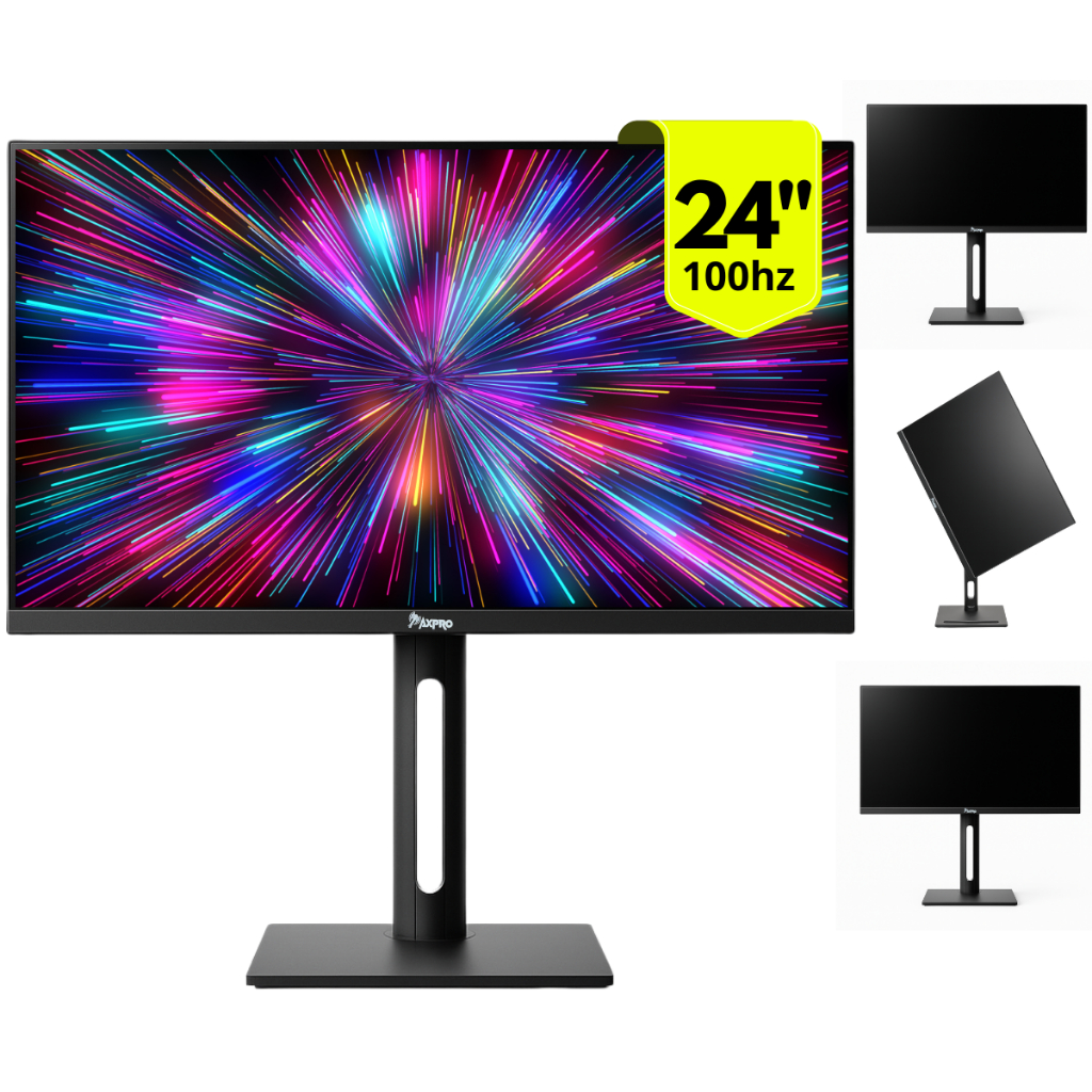 Monitor Led 24 Axpro Ax-24p 100hz Ips Preto Widescreen | Shopee Brasil