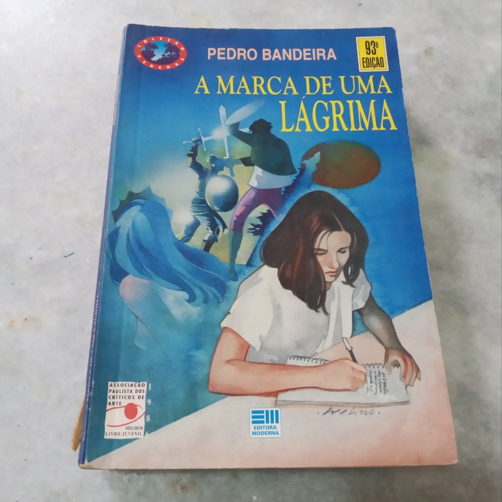 Livro: A Marca De Uma Lágrima - Pedro Bandeira (leia a descrição ...