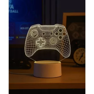 Luminária LED 3D de Mesa / Luz Noturna Presente Criativo / Decoração Controle de videogame