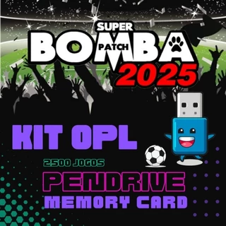 Kit Nostalgia - OPL Pendrive 64GB + Memory Card