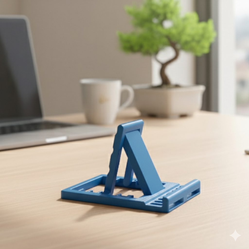 Suporte para celular de mesa dobravel