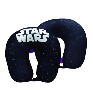 Almofada Pescoço Star Wars Preta Microperolas Zona Criativa Preto