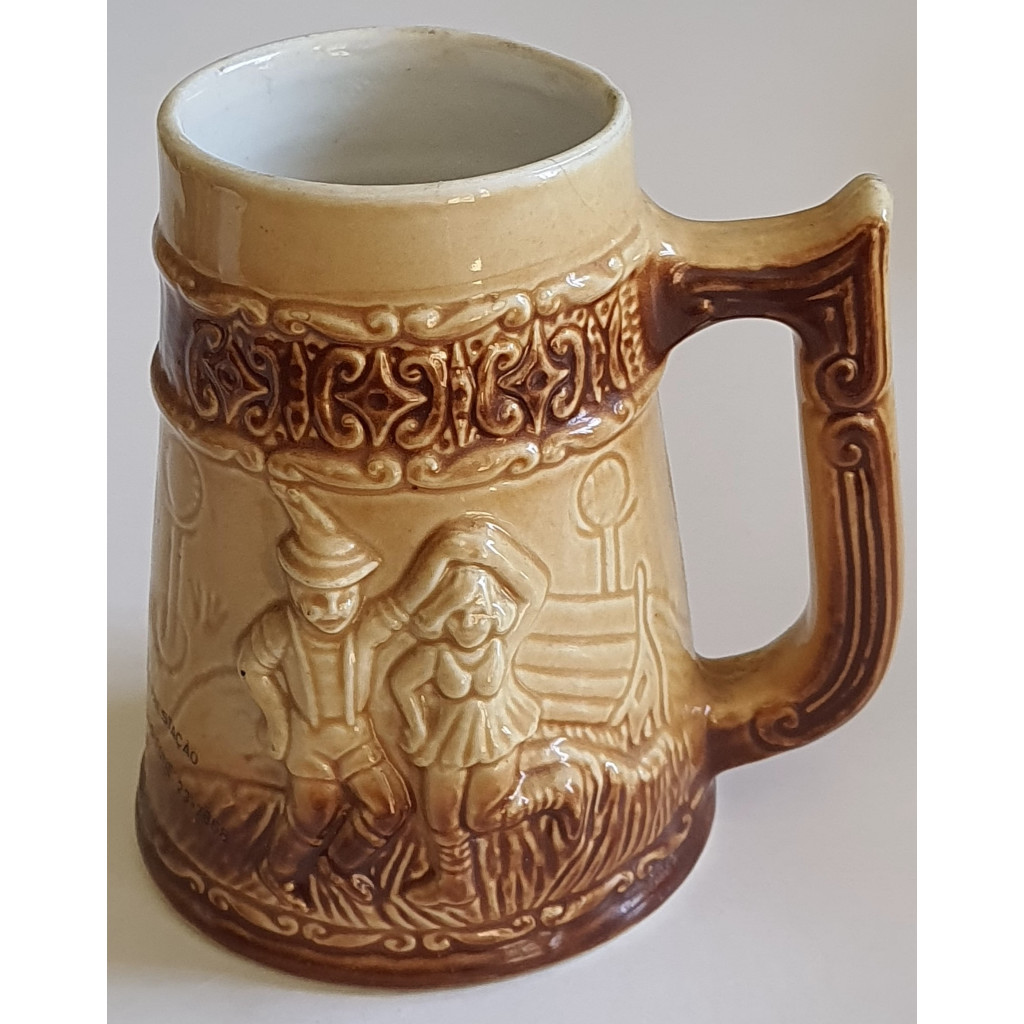 Caneca de Chopp Antiga Festival do Chopp 1980 Santuário São Judas