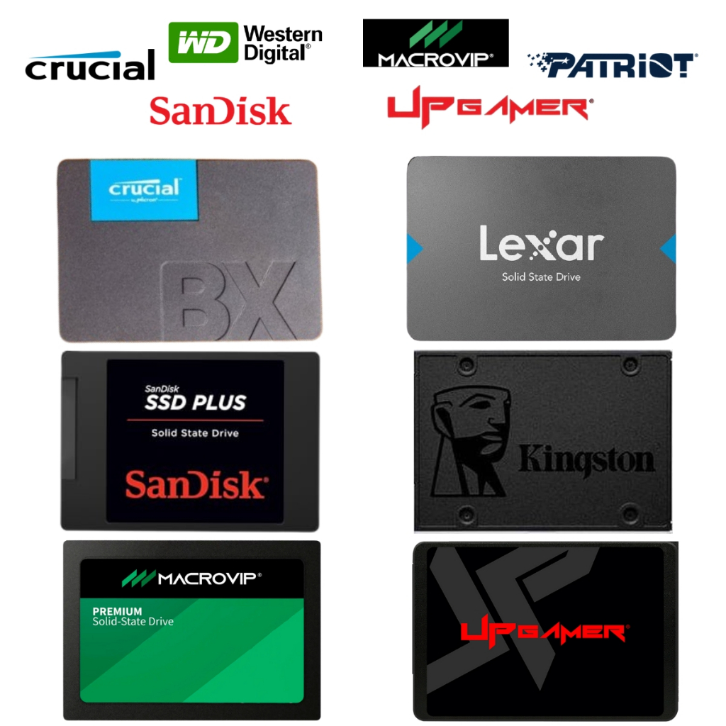 Hd Ssd 128Gb 240Gb 256Gb 480Gb 500Gb 960Gb - Crucial Macrovip